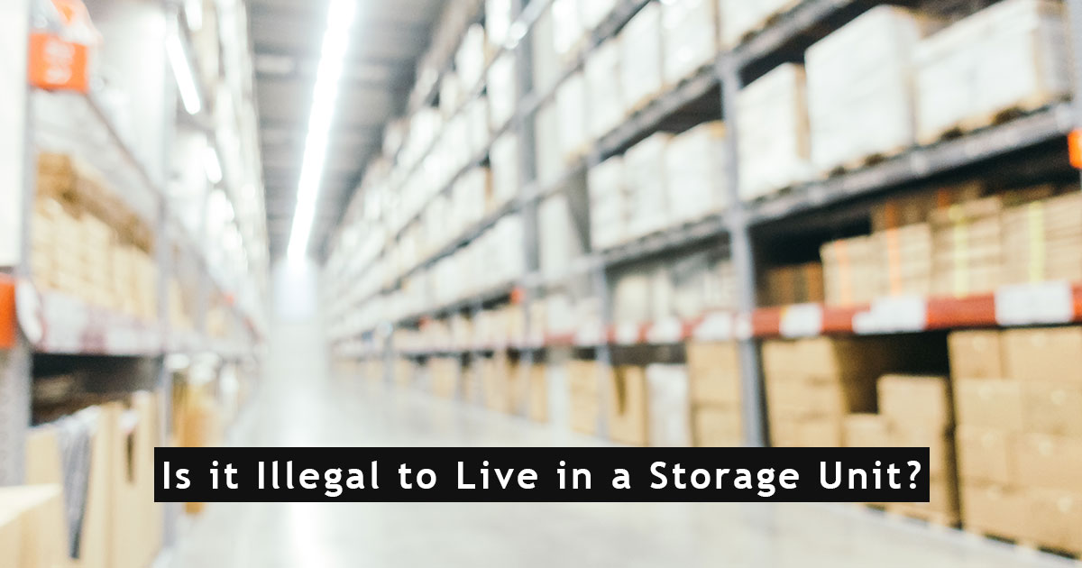 Is it Illegal to Live in a Storage Unit