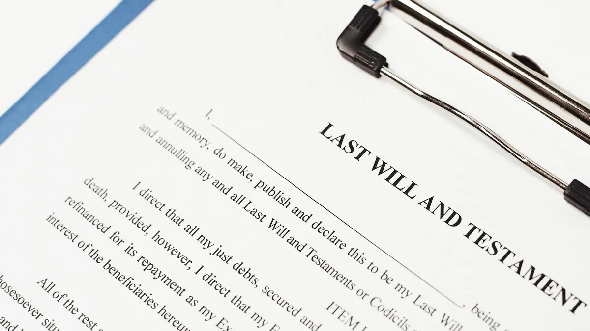 What happens if you die without leaving a will?